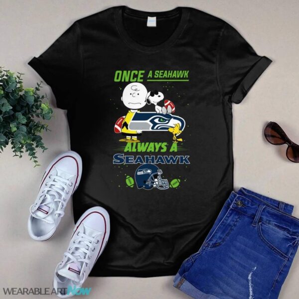 Always Seattle Seahawks Cute Snoopy T- Shirt Hoodie Sweatshirt Product Photo 1