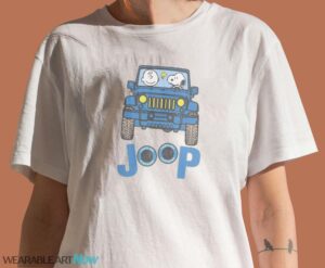 Carolina Panthers Snoopy And Charlie Brown Driving Jeep T-Shirt Hoodie Sweatshirt - Women T-Shirt