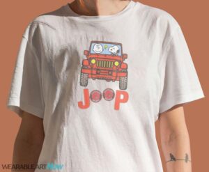 Cleveland Browns Snoopy And Charlie Brown Driving Jeep T-Shirt Hoodie Sweatshirt - Women T-Shirt