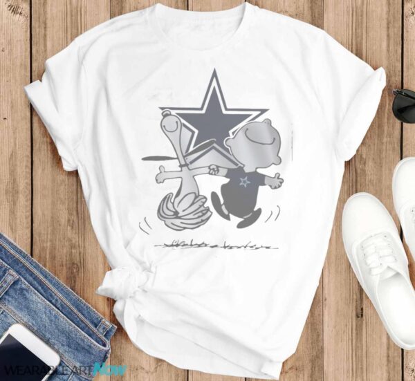 Dallas Cowboys Snoopy Happy Shirt - T-SHIRT FLAT