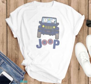 Florida Gators Snoopy And Charlie Brown Driving Jeep T-Shirt Hoodie Sweatshirt - T-SHIRT FLAT