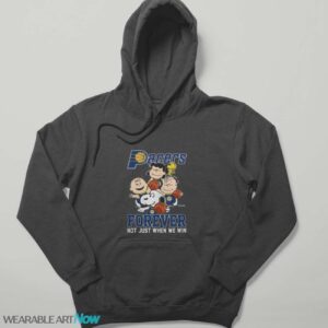 Indiana Pacers Snoopy Peanuts T Shirt, Forever Not Just When We Win Pacers Shirt - Hoodie