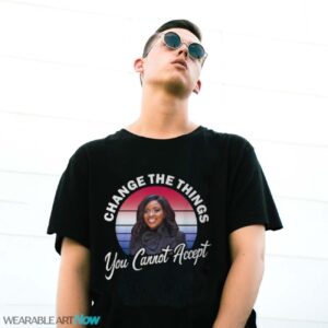 Jasmine Crockett Change The Things You Cannot Accept T-Shirt - G500 Gildan T-Shirt