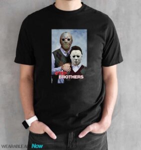 Jason Voorhees Michael Myers Step Brothers T-Shirt - Black Unisex T-Shirt