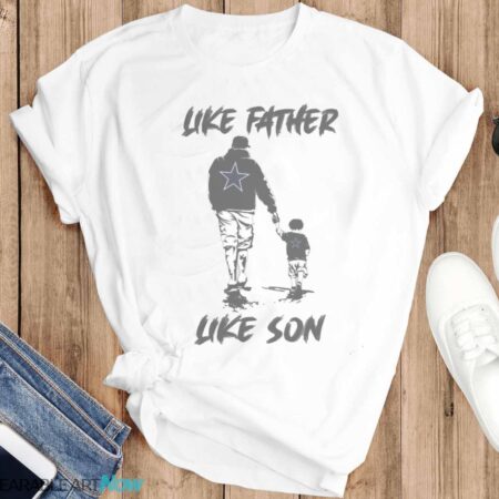 Like Father Like Son Dallas Cowboys T-Shirt - T-SHIRT FLAT