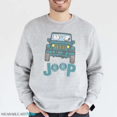 Miami Dolphins Snoopy And Charlie Brown Driving Jeep T-Shirt Hoodie Sweatshirt - Grey Sweatshirt