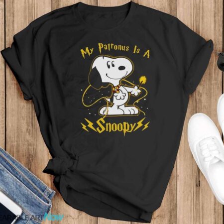 My Patronus Is A Snoopy Harry Potter T-Shirt - Black T-Shirt