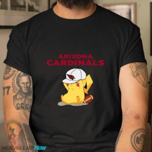 NFL Pikachu Football Sports Arizona Cardinals T-Shirt Sweatshirt Hoodie Product Photo 2