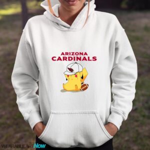 NFL Pikachu Football Sports Arizona Cardinals T-Shirt Sweatshirt Hoodie Product Photo 3