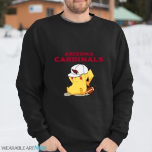 NFL Pikachu Football Sports Arizona Cardinals T-Shirt Sweatshirt Hoodie Product Photo 4