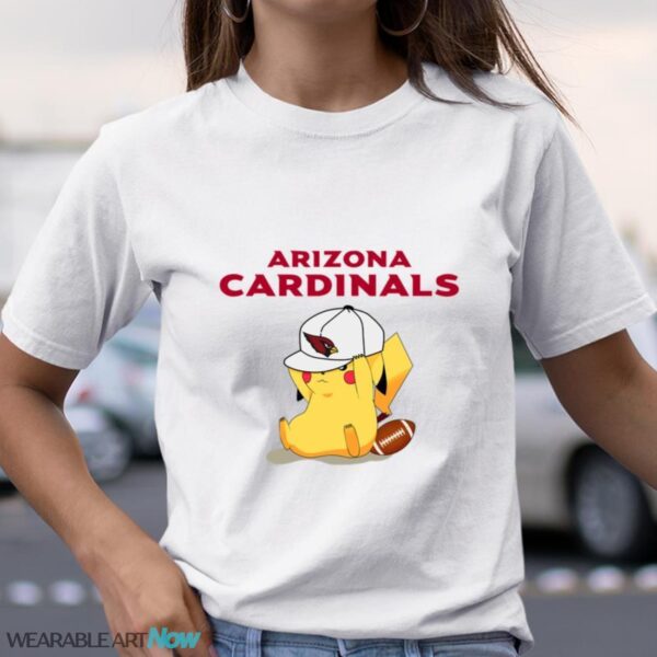 NFL Pikachu Football Sports Arizona Cardinals T-Shirt Sweatshirt Hoodie Product Photo 1