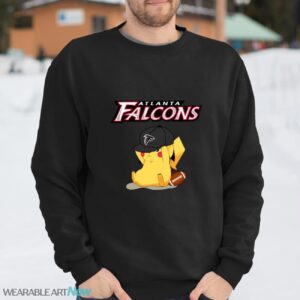 NFL Pikachu Football Sports Atlanta Falcons T-Shirt Sweatshirt Hoodie Product Photo 4