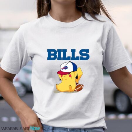 NFL Pikachu Football Sports Buffalo Bills T-Shirt Sweatshirt Hoodie Product Photo 1