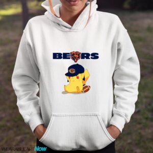 NFL Pikachu Football Sports Chicago Bears T-Shirt Sweatshirt Hoodie Product Photo 3