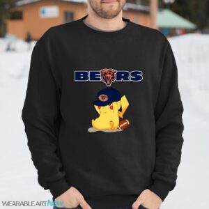 NFL Pikachu Football Sports Chicago Bears T-Shirt Sweatshirt Hoodie Product Photo 4