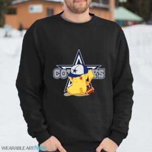 NFL Pikachu Football Sports Dallas Cowboys T-Shirt Sweatshirt Hoodie Product Photo 4