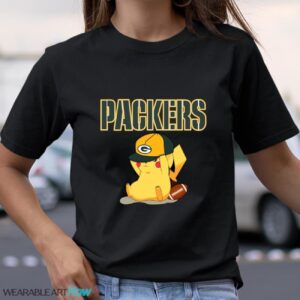 NFL Pikachu Football Sports Green Bay Packers T-Shirt Sweatshirt Hoodie Product Photo 2