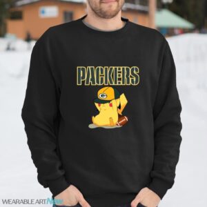 NFL Pikachu Football Sports Green Bay Packers T-Shirt Sweatshirt Hoodie Product Photo 3