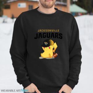 NFL Pikachu Football Sports Jacksonville Jaguars T-Shirt Sweatshirt Hoodie Product Photo 4