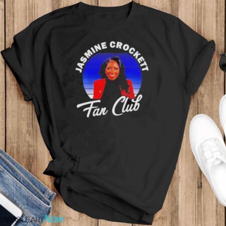 Top Jasmine Crockett Texas Democrat Fan Club T-Shirt - Black T-Shirt