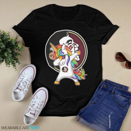 Florida State Seminoles Unicorn Dabbing T-Shirt Hoodie Sweatshirt Product Photo 1