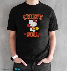 Kansas City football Kitty Cheerleader Girl classic shirt - Black Unisex T-Shirt