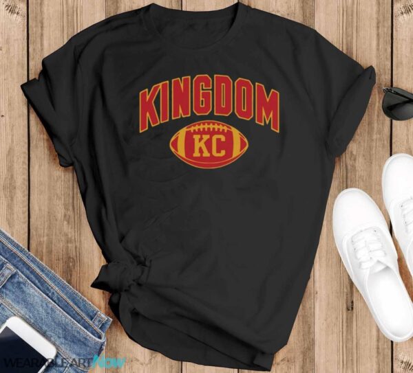 KC Kingdom Shirt Show Your Kansas City Football Pride - Black T-Shirt