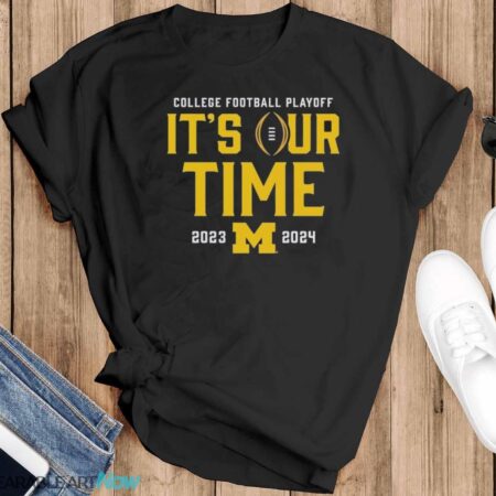 Official Michigan Wolverines 2023-2024 College Football Playoff Intensive Skill T-shirt - Black T-Shirt