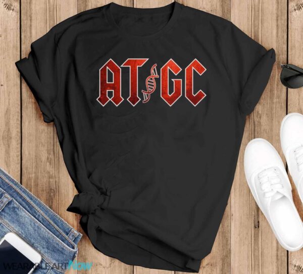 ATGC Funny Science Teacher Gift DNA Premium T-Shirt T Shirt - Black T-Shirt