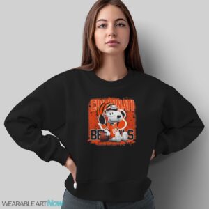 Cincinnati Bengals Football Mix Snoopy T-shirt - Sweatshirt