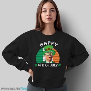 Happy 4th Of July Joe Biden Leprechaun St Patrick s Day Anti Biden T Shirt - Sweatshirt