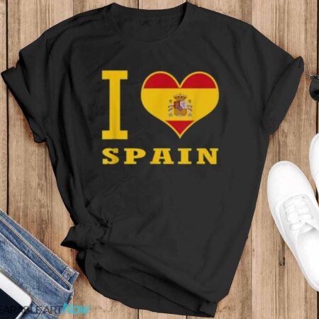 I Love Spain T-shirt - Black T-Shirt