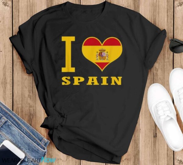 I Love Spain T-shirt - Black T-Shirt