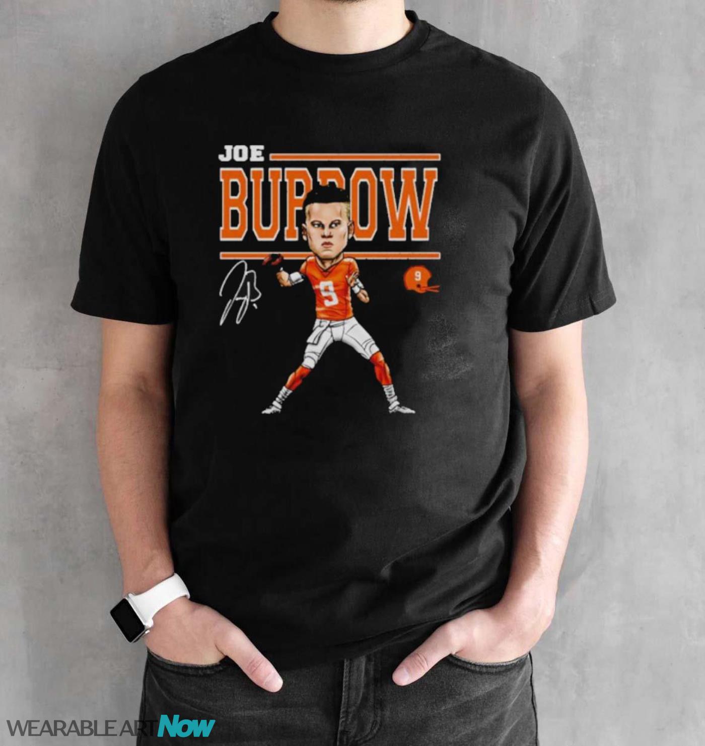 Joe Burrow Cincinnati Bengals 9 signature shirt - Black Unisex T-Shirt