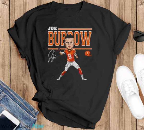 Joe Burrow Cincinnati Bengals 9 signature shirt - Black T-Shirt