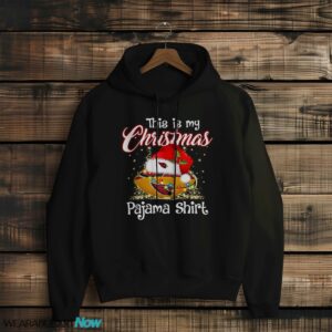 Shirt 4 Sport Teams Fan This Is My Christmas Arizona Cardinals Pajamas Shirt - Black Hoodie