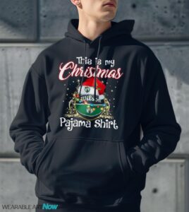 Shirt 4 Sport Teams Fan This Is My Christmas Boston Celtics Pajamas Shirt - Men Black Hoodie