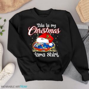 Shirt 4 Sport Teams Fan This Is My Christmas Denver Broncos Pajamas Shirt - Black Sweatshirt