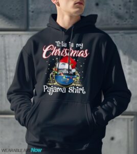 Shirt 4 Sport Teams Fan This Is My Christmas Orlando Magic Pajamas Shirt - Men Black Hoodie