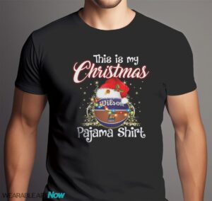 Shirt 4 Sport Teams Fan This Is My Christmas Phoenix Suns Pajamas Shirt - Men Black T-Shirt