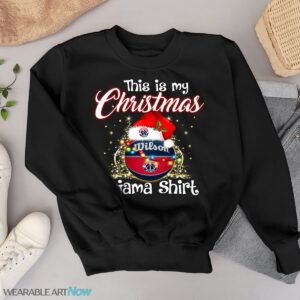 Shirt 4 Sport Teams Fan This Is My Christmas Washington Wizards Pajamas Shirt - Black Sweatshirt