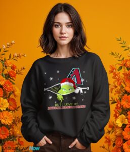 The Grinch I Hate People But I Love Arizona Diamondbacks Christmas T-shirt Product Photo 8