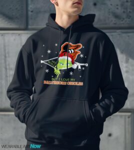 The Grinch I Hate People But I Love Baltimore Orioles Christmas T-shirt Product Photo 2