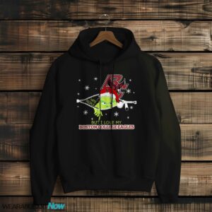 The Grinch I Hate People But I Love Boston College Eagles Christmas T-shirt - Black Hoodie