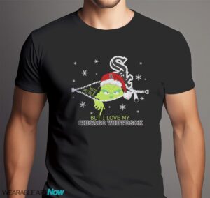 The Grinch I Hate People But I Love Chicago White Sox Christmas T-shirt Product Photo 6