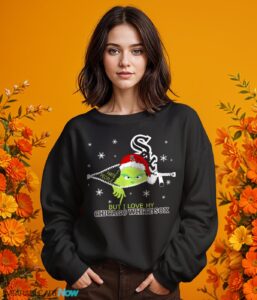 The Grinch I Hate People But I Love Chicago White Sox Christmas T-shirt Product Photo 8