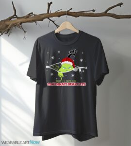 The Grinch I Hate People But I Love Cincinnati Bearcats Christmas T-shirt - Black T-Shirt