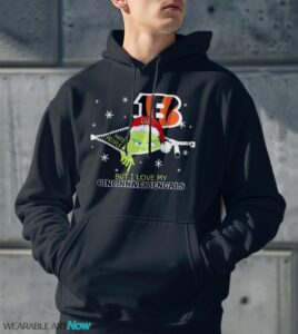 The Grinch I Hate People But I Love Cincinnati Bengals Christmas T-shirt Product Photo 2