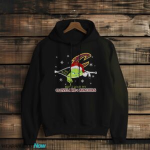 The Grinch I Hate People But I Love Cleveland Cavaliers Christmas T-shirt - Black Hoodie