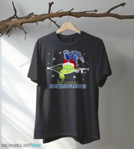 The Grinch I Hate People But I Love Memphis Tigers Christmas T-shirt - Black T-Shirt